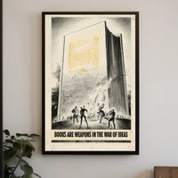 Books as Weapons in the War of Ideas Poster PosterGoat