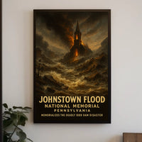 Johnstown Flood Memorial Poster