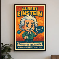 Albert Einstein Theory Of Relativity Poster