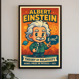 Albert Einstein Theory Of Relativity Poster
