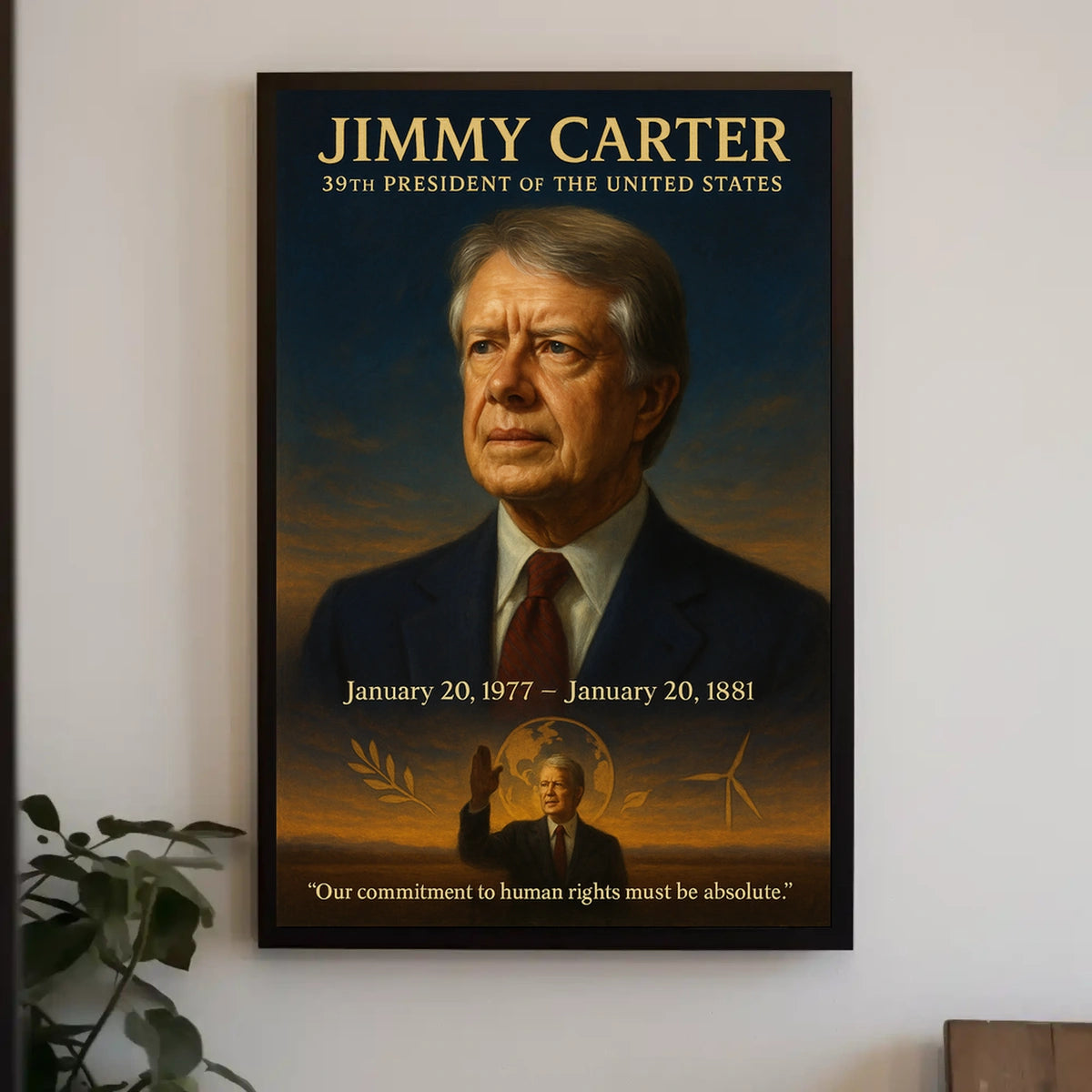 Jimmy Carter 39th President Poster