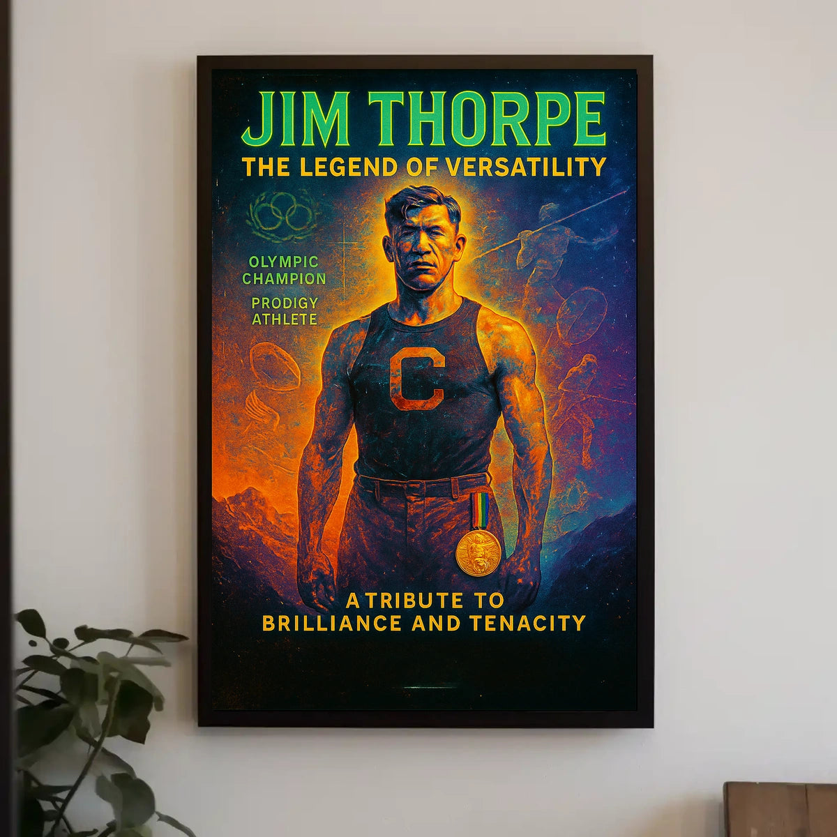 Jim Thorpe The Legend Of Versatility Poster