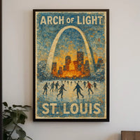 Arch Of Light St. Louis Poster
