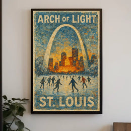 Arch Of Light St. Louis Poster