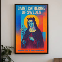 Saint Catherine of Sweden Poster