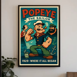 Popeye 1929 Art Poster POP-94