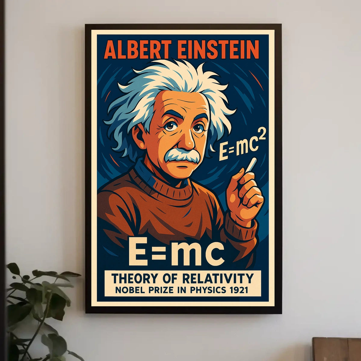 Albert Einstein Theory Of Relativity Poster
