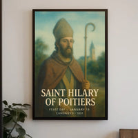 Saint Hilary Of Poitiers Poster