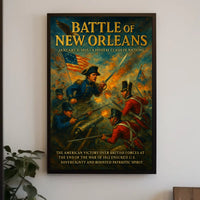 Battle Of New Orleans 1815 Poster