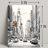 Urban Streetscape Poster