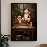 SantaS Chess Match Poster
