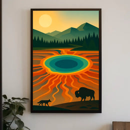 Yellowstone Serenity Poster