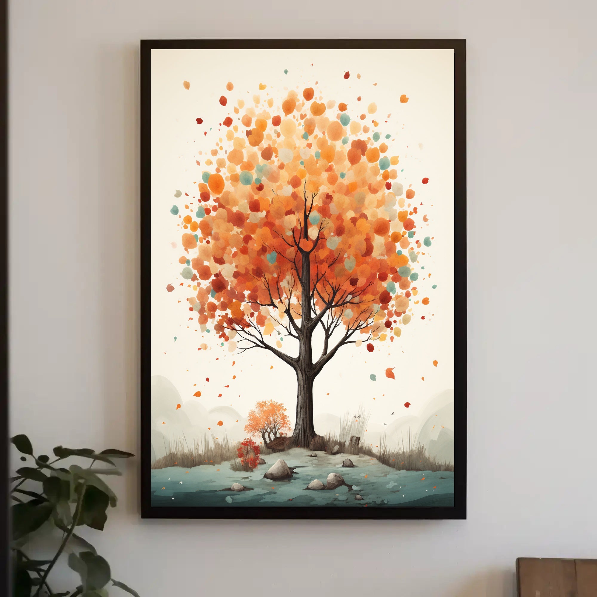 Vibrant Autumn Tree Poster