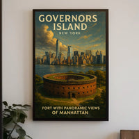 Governors Island New York Poster