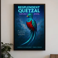 Resplendent Quetzal Natures Jewel Poster