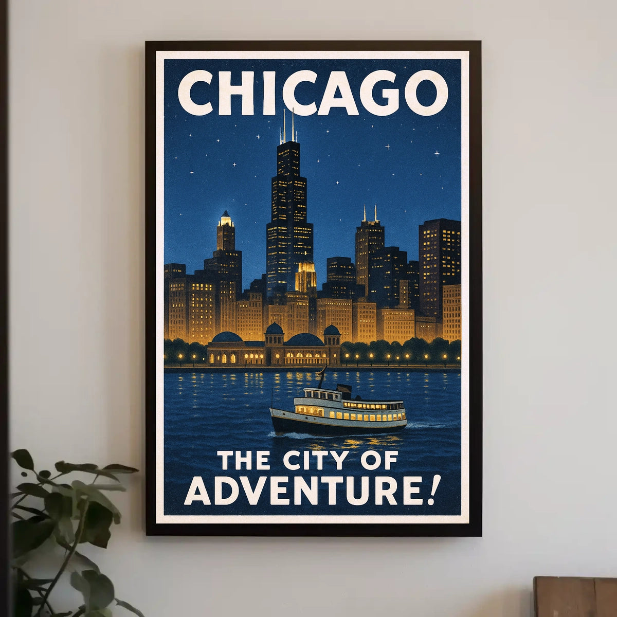 Chicago The City of Adventure Poster