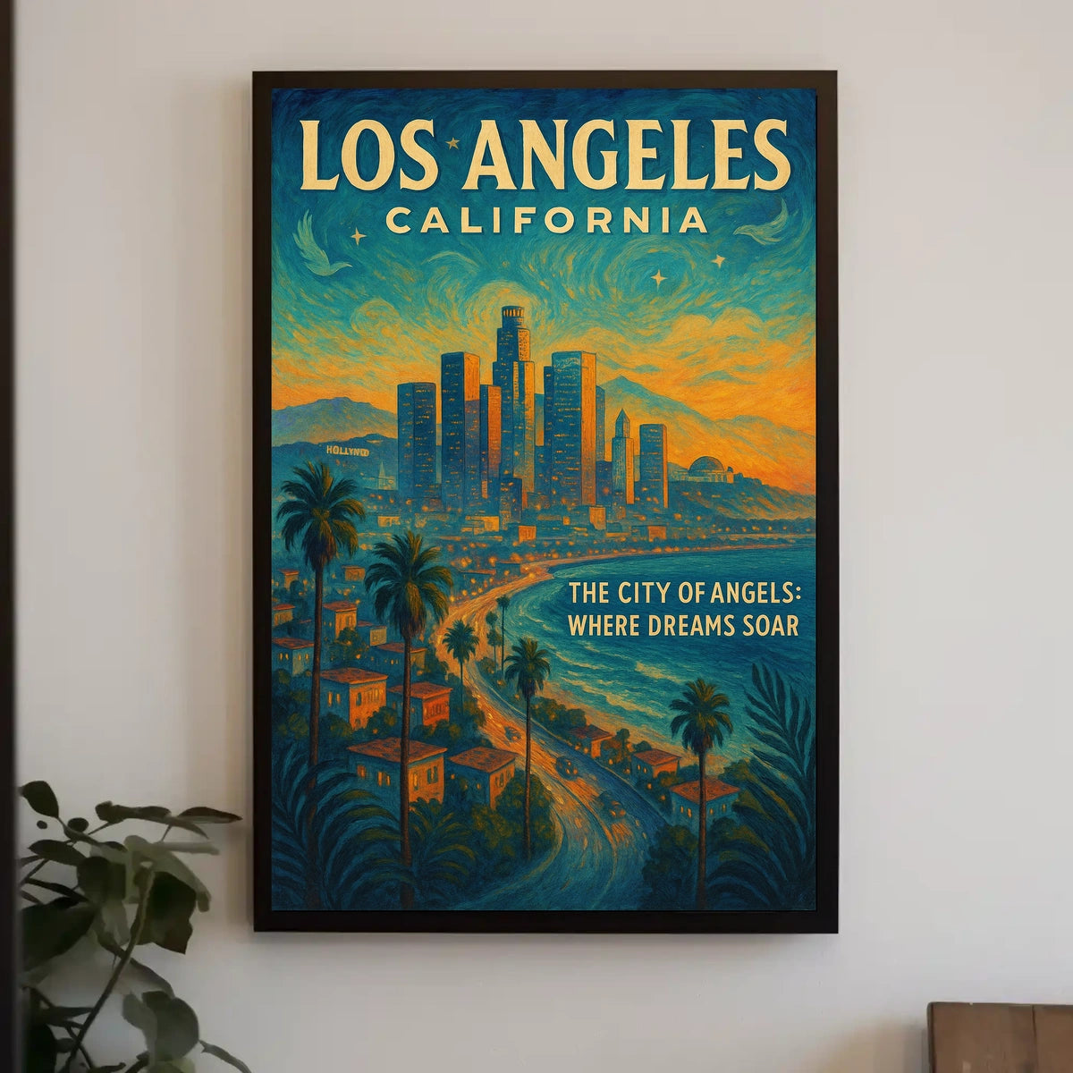 Los Angeles The City Of Angels Poster