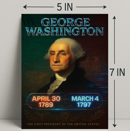 George Washington 1st President Poster PosterGoat