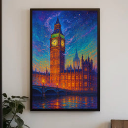 Enchanted Big Ben at Twilight Poster