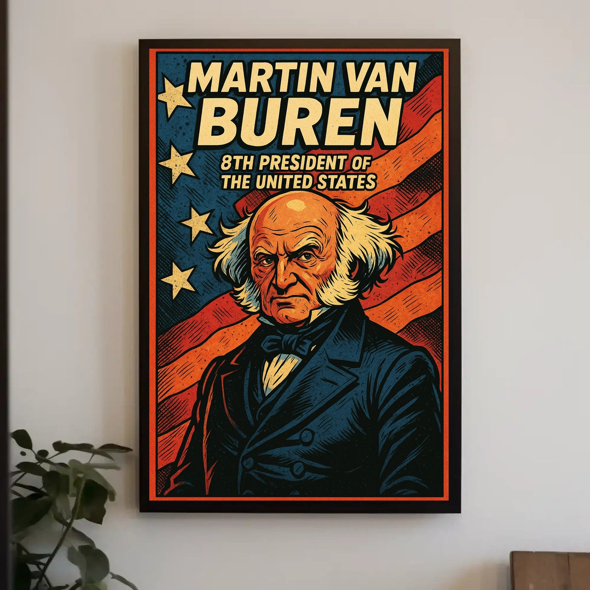 Martin Van Buren Eighth President Poster Wall Art Decor