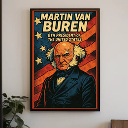Martin Van Buren Eighth President Poster Wall Art Decor