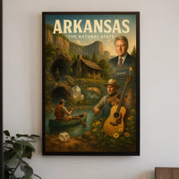 Arkansas The Natural State Poster