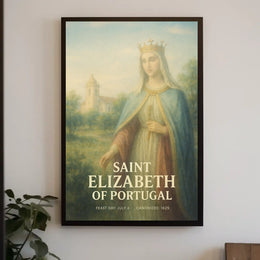 Saint Elizabeth Of Portugal Poster