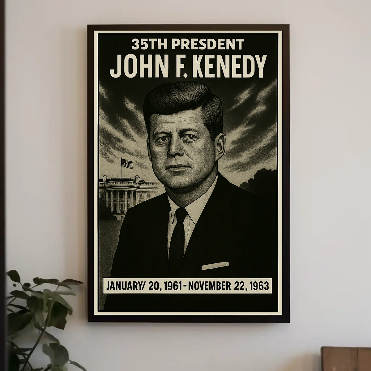 John F. Kennedy 35Th President Poster