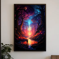 Enchanted Forest Journey Poster