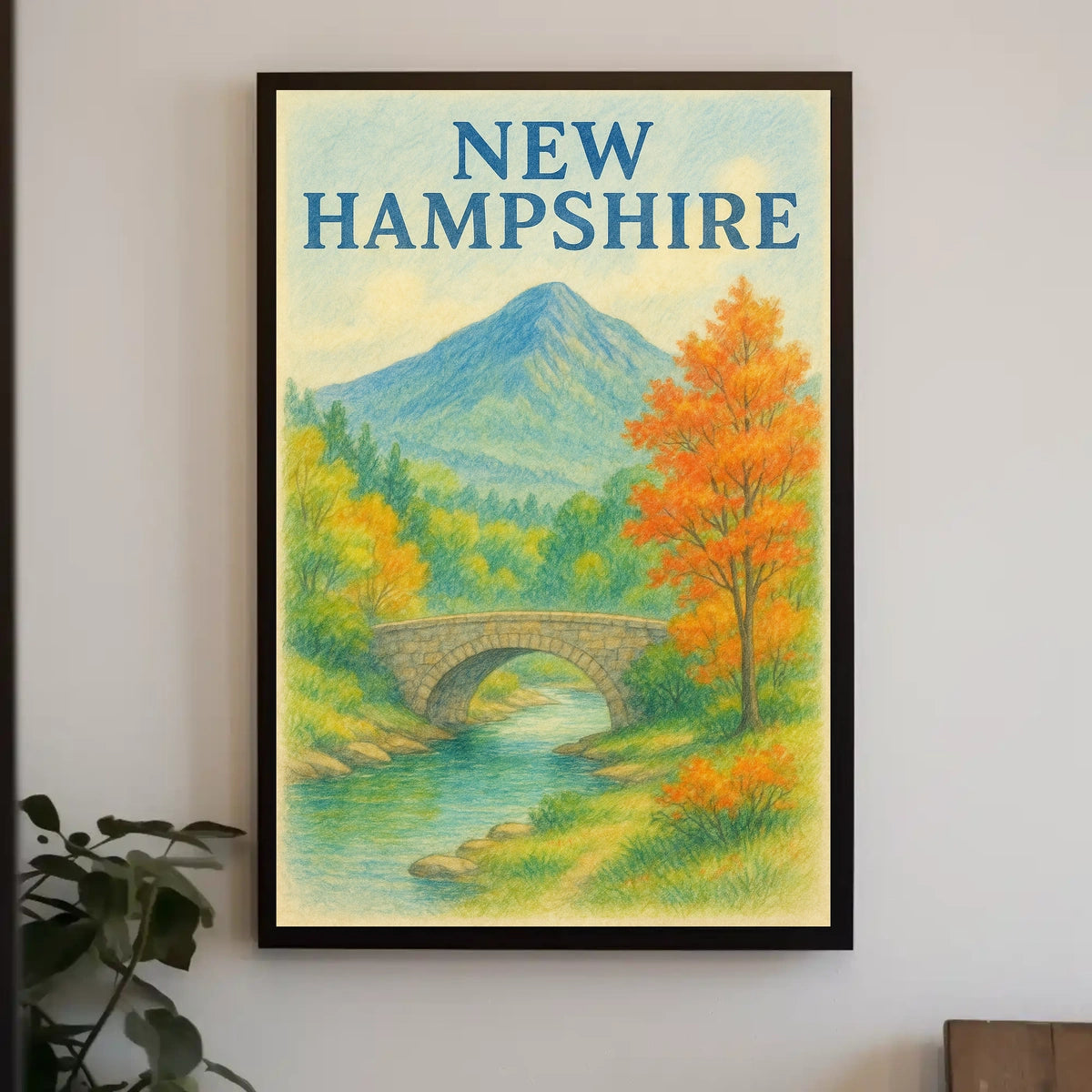 New Hampshire Scenic Poster