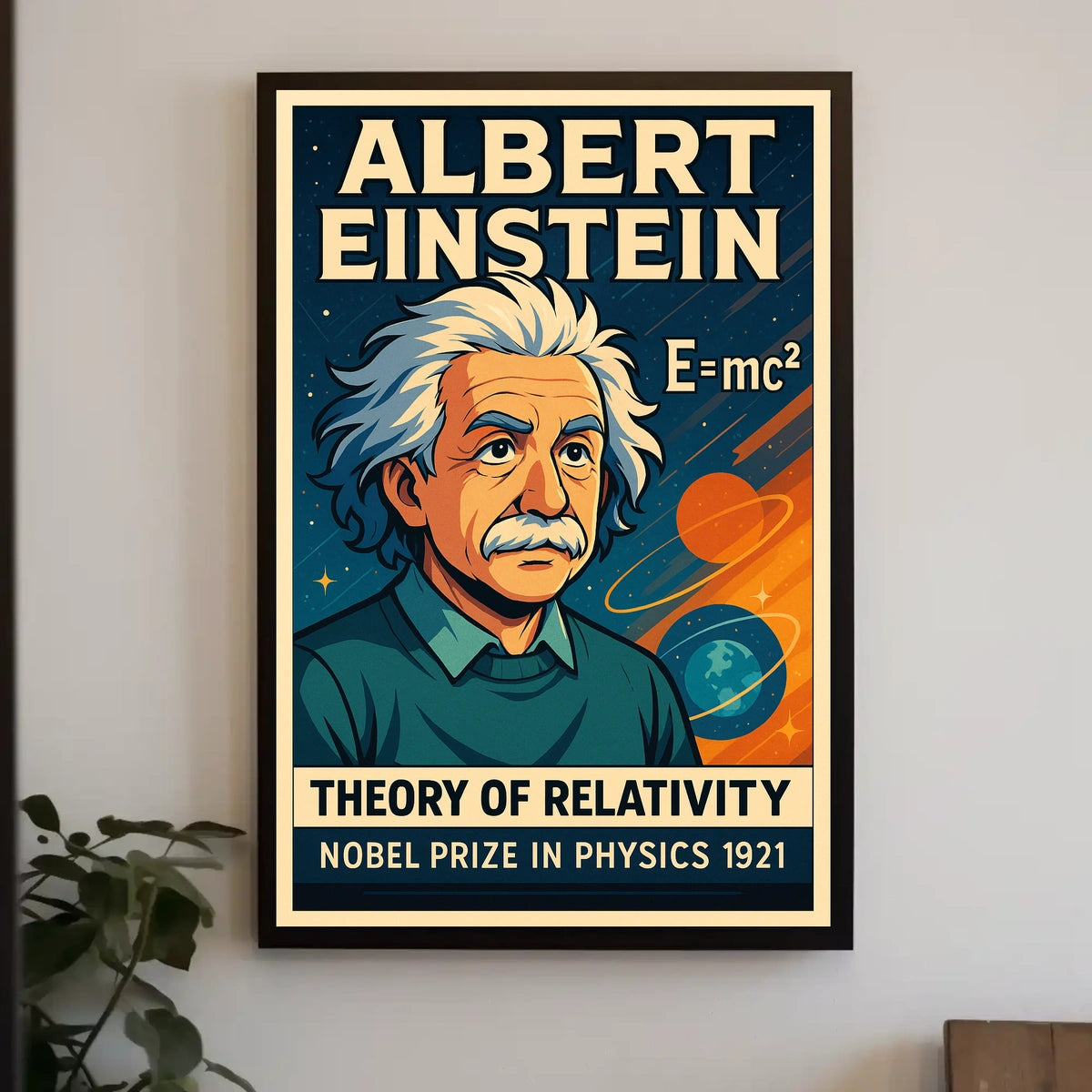 Albert Einstein Nobel Prize In Physics Poster
