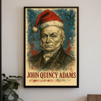 John Quincy Adams 6th President of the United States Christmas SeriesPoster