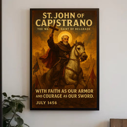 St. John of Capistrano The Warrior Saint Poster