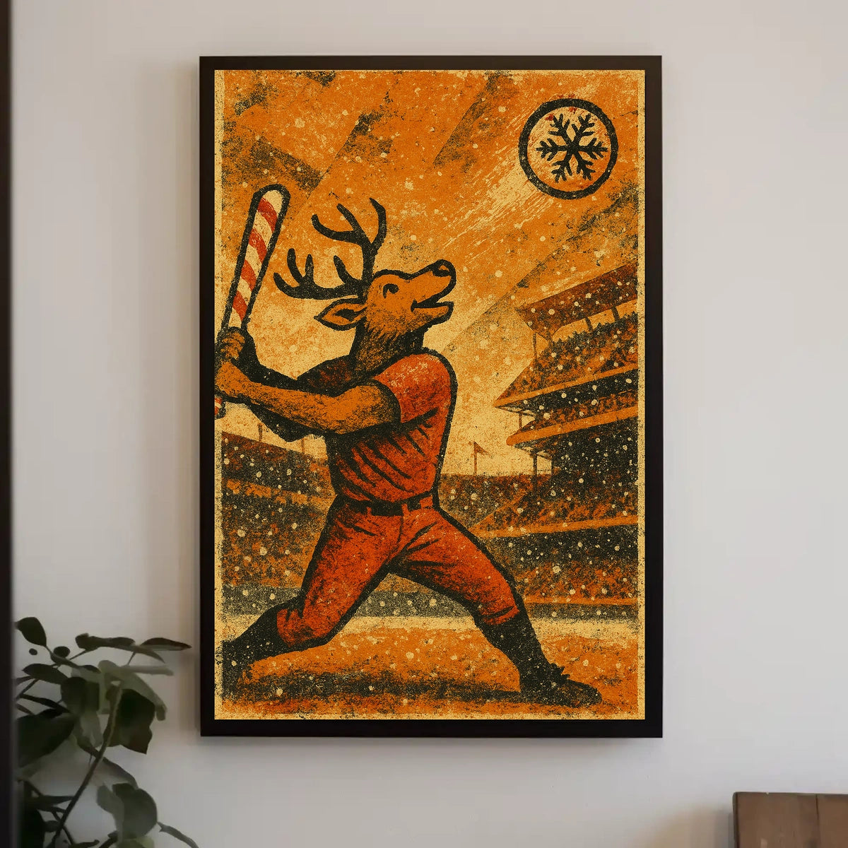 Winter Baseball Fantasy Poster
