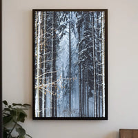 Winter Forest Serenity Poster