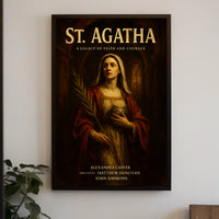 St. Agatha A Legacy of Faith and Courage Poster PosterGoat
