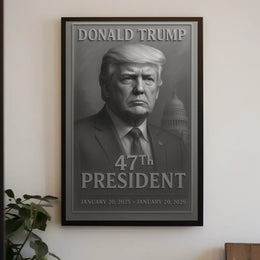 Donald Trump 47th President Poster