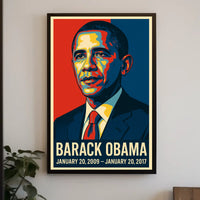 Barack Obama Presidential Term Poster