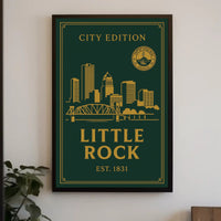 Little Rock City Edition Poster PosterGoat