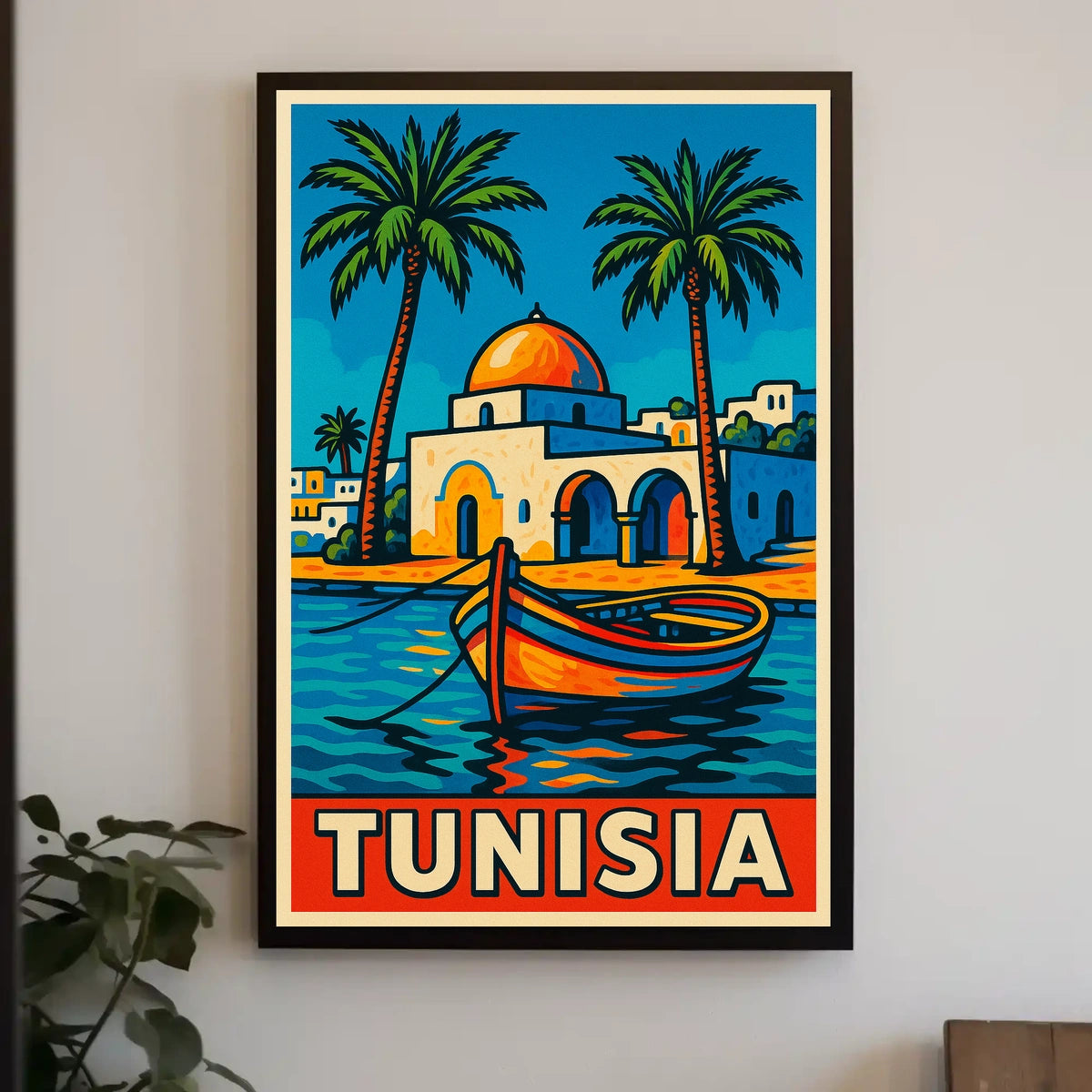 Vibrant Tunisia Poster