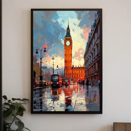 Big Ben At Dusk Poster PosterGoat