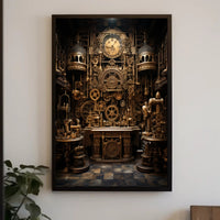 Steampunk Clockwork Masterpiece Poster