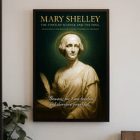 Mary Shelley - The Voice of Science and the Soul Poster PosterGoat