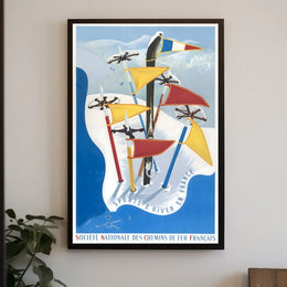 Winter Sports In France Poster