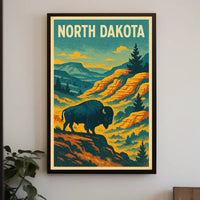 North Dakota Wilderness Poster