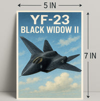 YF-23 Black Widow II Poster PosterGoat