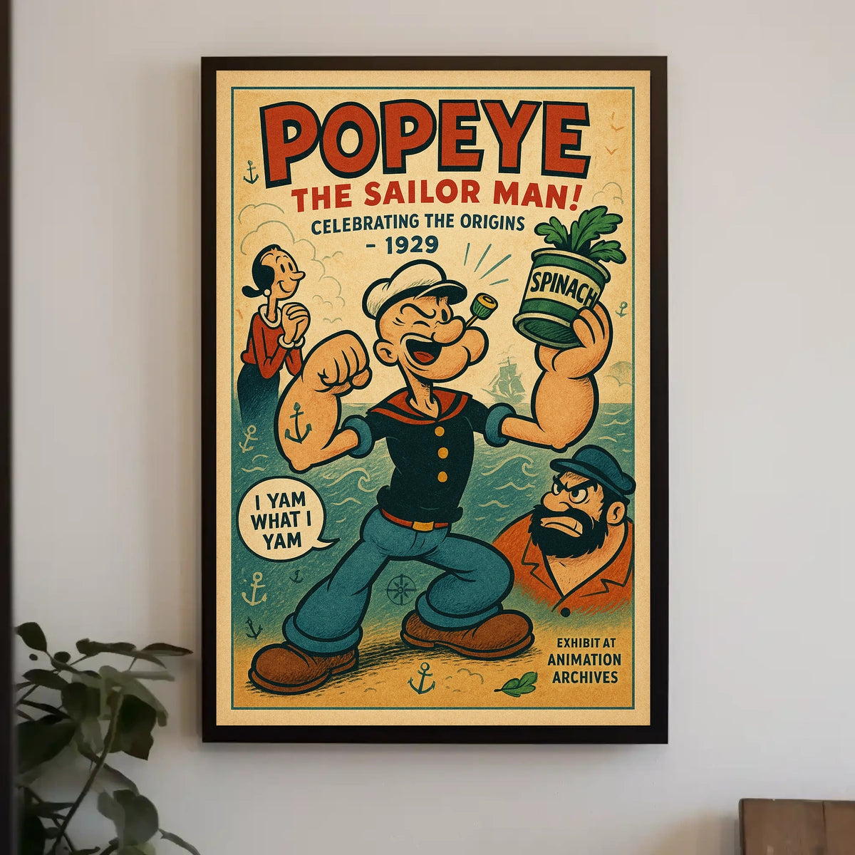 Popeye 1929 Art Poster POP-118