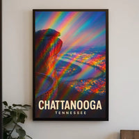 Chattanooga Tennessee Vibrant View Impressionism Poster