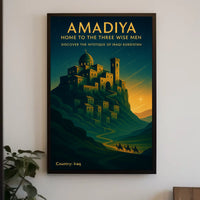 Amadiya Home to the Three Wise Men Poster