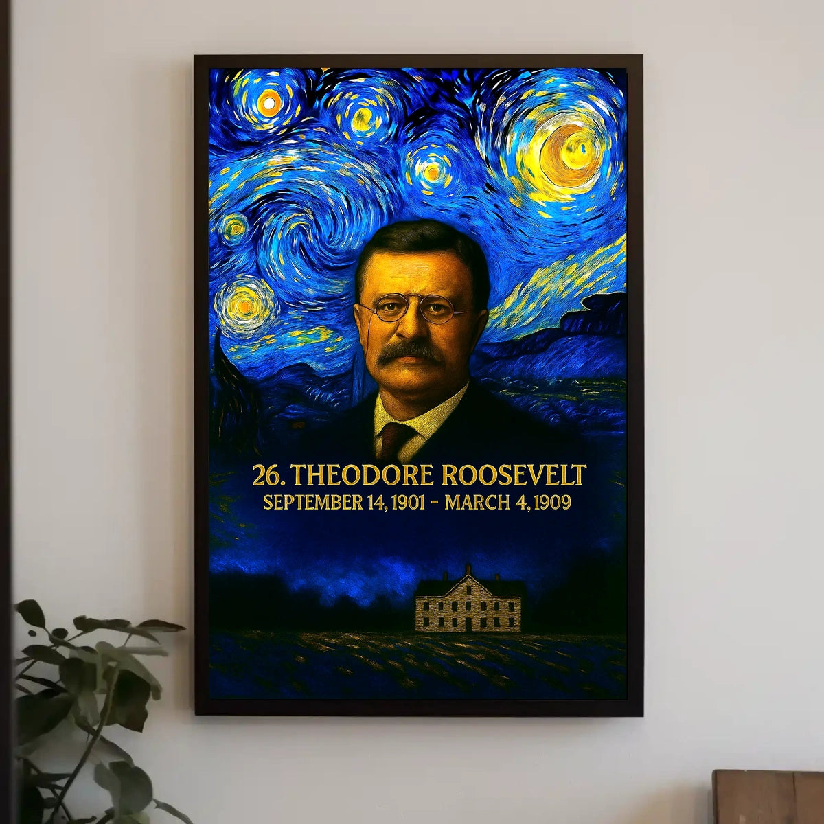 Theodore Roosevelt 26th President of the United States Presidential Masterpiece Series Poster